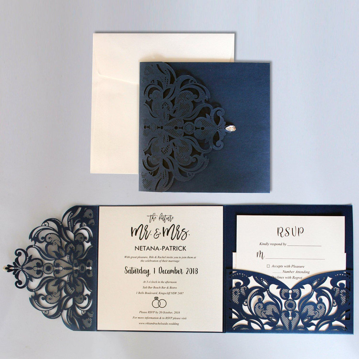  Vellum Belly Bands for 5x7 Wedding Invitations, Simple